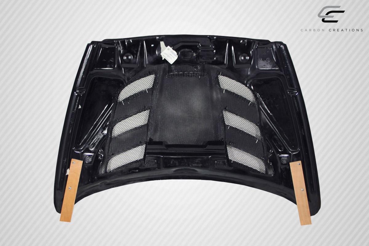 2002-2008 Dodge Ram Carbon Creations Viper Look Carbon Fiber Hood - Image 6