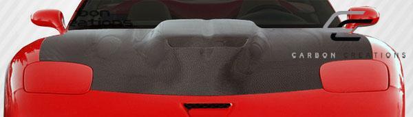 1997-2004 Chevrolet Corvette Carbon Creations ZR Edition Carbon Fiber Hood - Image 2