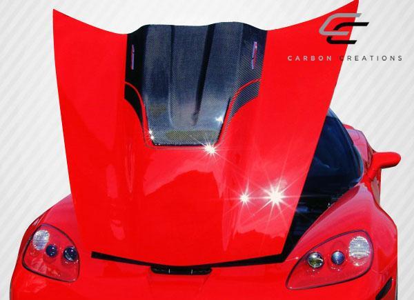 2005-2013 Chevrolet Corvette Carbon Creations ZR Edition Carbon Fiber Hood - Image 2