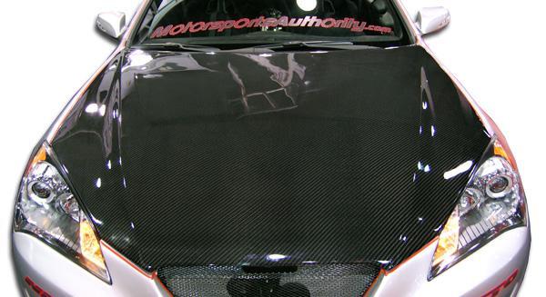 2010-2012 Hyundai Genesis Carbon Creations OEM Look Carbon Fiber Hood - Image 1