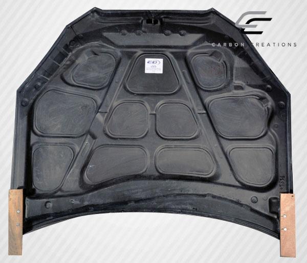 2010-2012 Hyundai Genesis Carbon Creations OEM Look Carbon Fiber Hood - Image 6