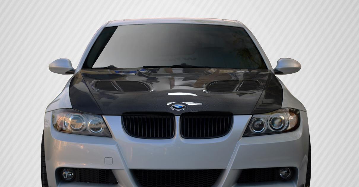 2006-2008 BMW 3 Series Carbon Creations GTR Carbon Fiber Hood - Image 1
