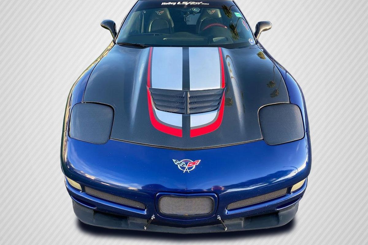 1997-2004 Chevrolet Corvette Carbon Creations Stingray Z Carbon Fiber Hood - Image 1