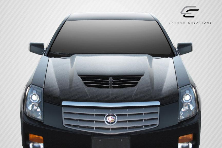 2003-2007 Cadillac CTS Carbon Creations Stingray Z Carbon Fiber Hood - Image 2