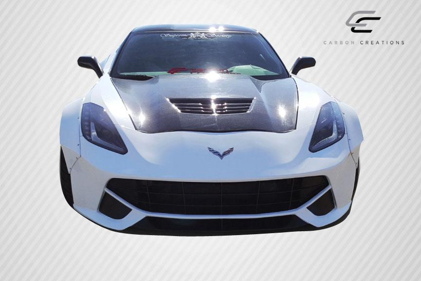 2014-2019 Chevrolet Corvette Carbon Creations Z06 Carbon Fiber Hood - Image 3