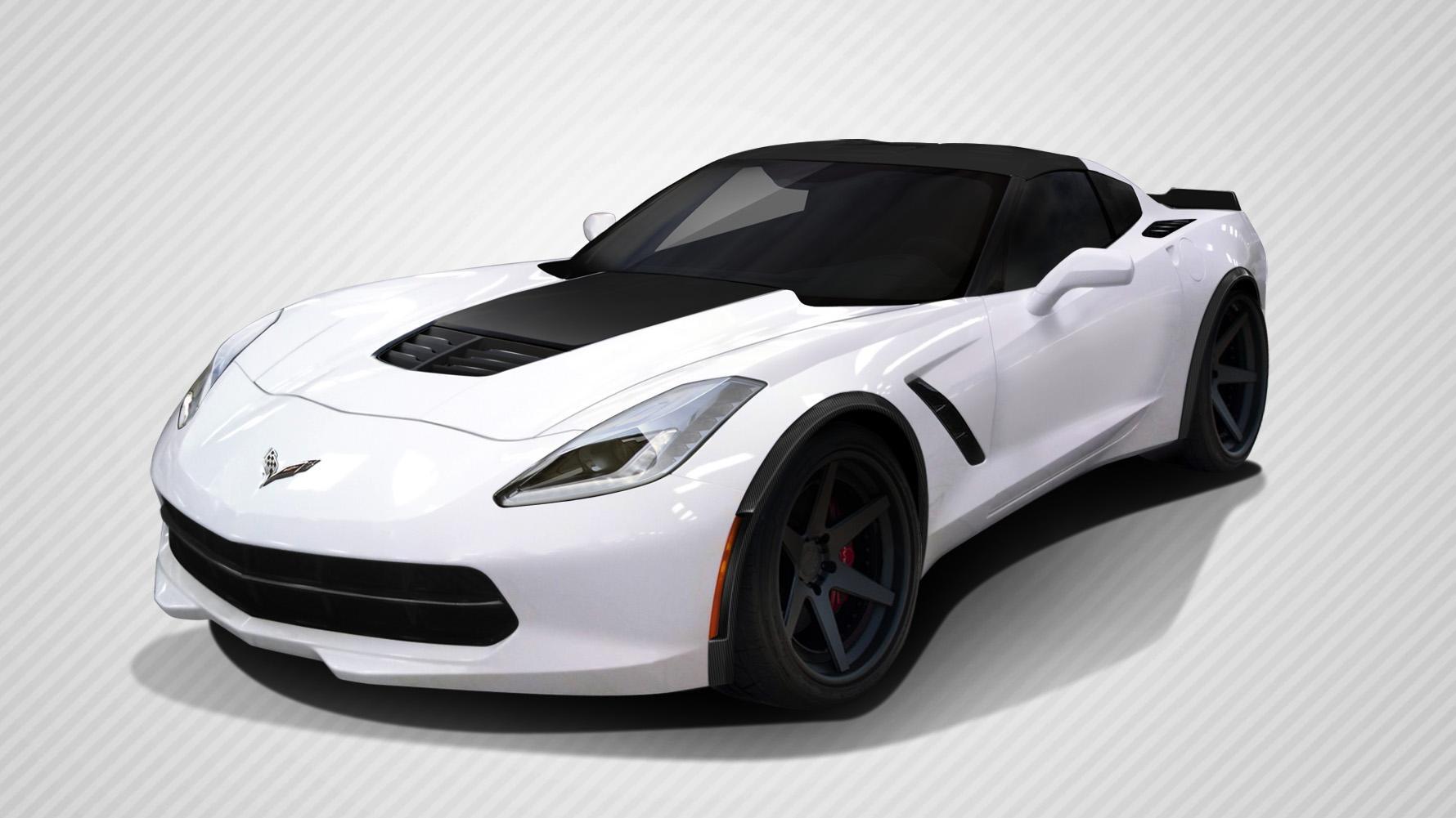 2014-2019 Chevrolet Corvette Carbon Creations ZR-C Carbon Fiber Fender Flare - Image 1