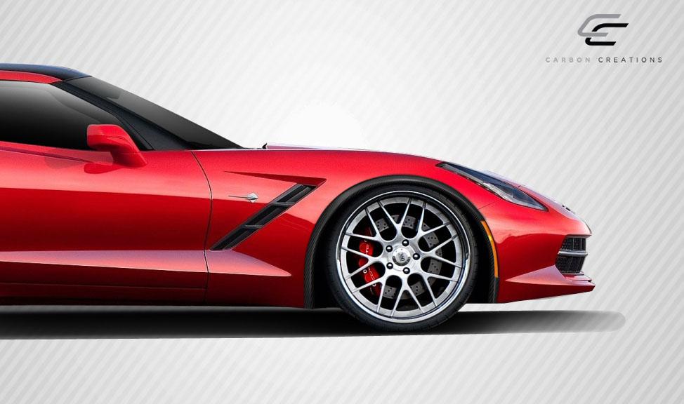2014-2019 Chevrolet Corvette Carbon Creations ZR-C Carbon Fiber Fender Flare - Image 3