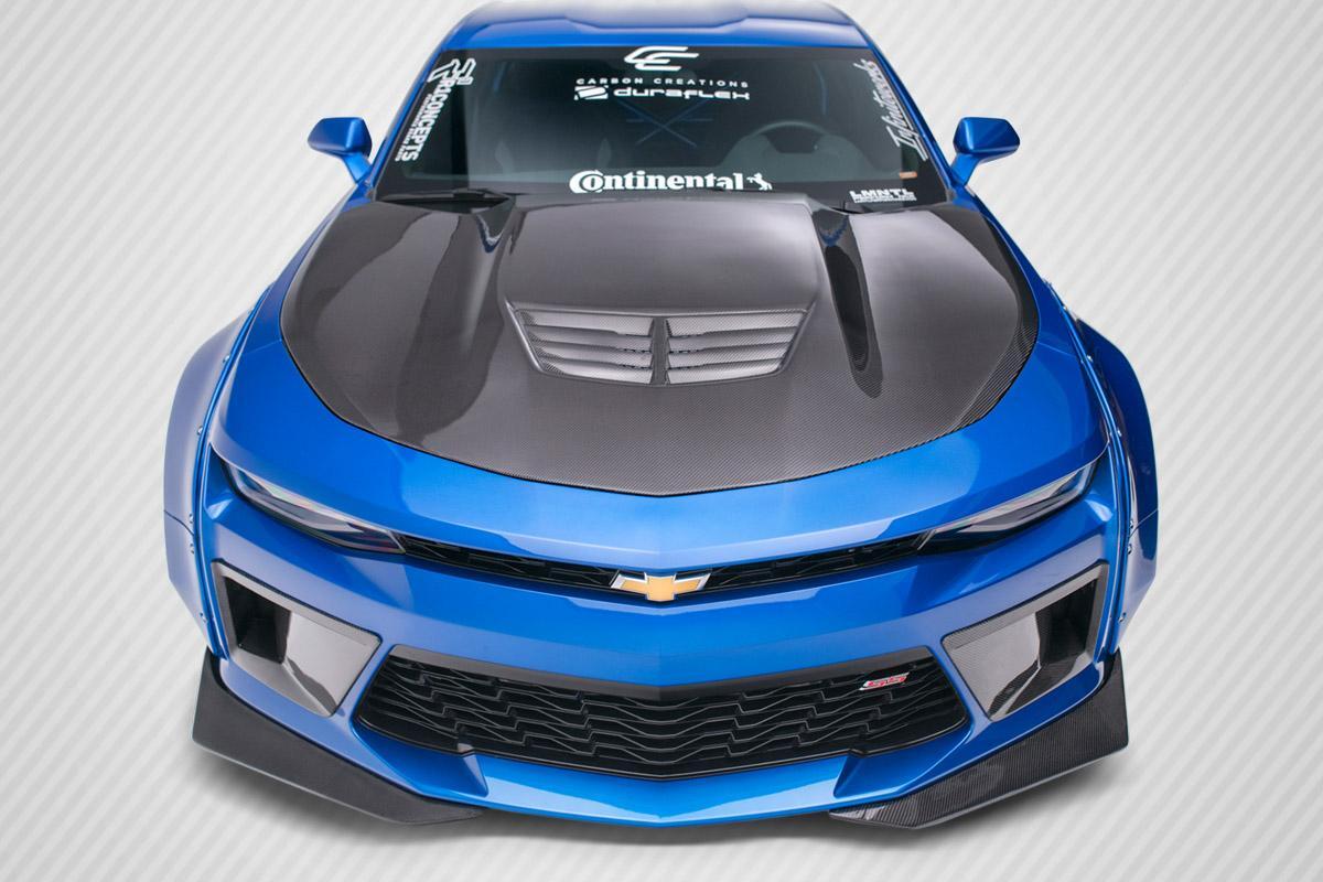 2016-2023 Chevrolet Camaro Carbon Creations Grid Carbon Fiber Hood - Image 1