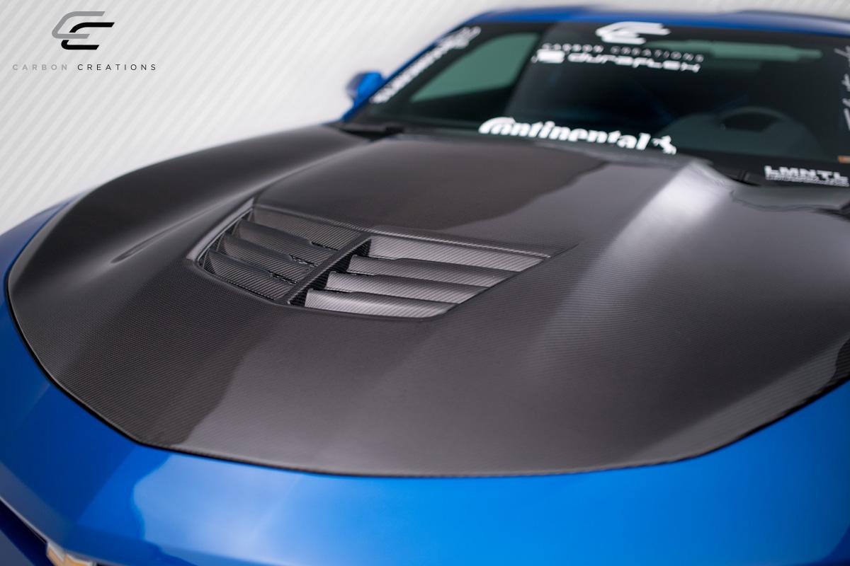 2016-2023 Chevrolet Camaro Carbon Creations Grid Carbon Fiber Hood - Image 2