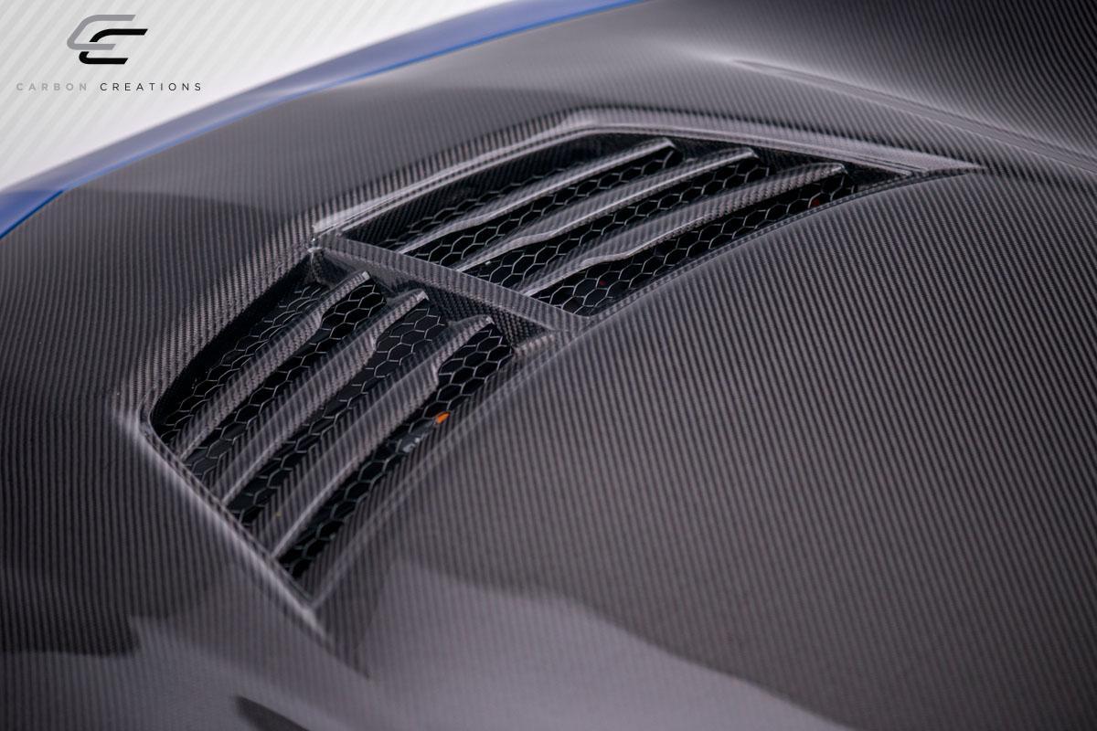2016-2023 Chevrolet Camaro Carbon Creations Grid Carbon Fiber Hood - Image 3
