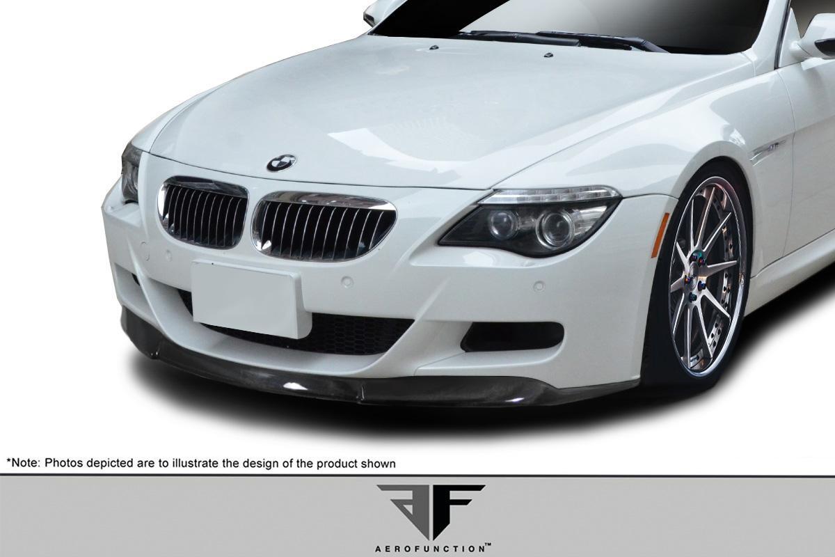 2006-2010 BMW 6 Series Aero Function AF-1 Carbon Fiber Front Lip - Image 2