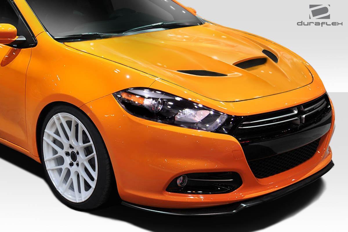 2013-2016 Dodge Dart Duraflex Hellcat Look Hood - Image 2