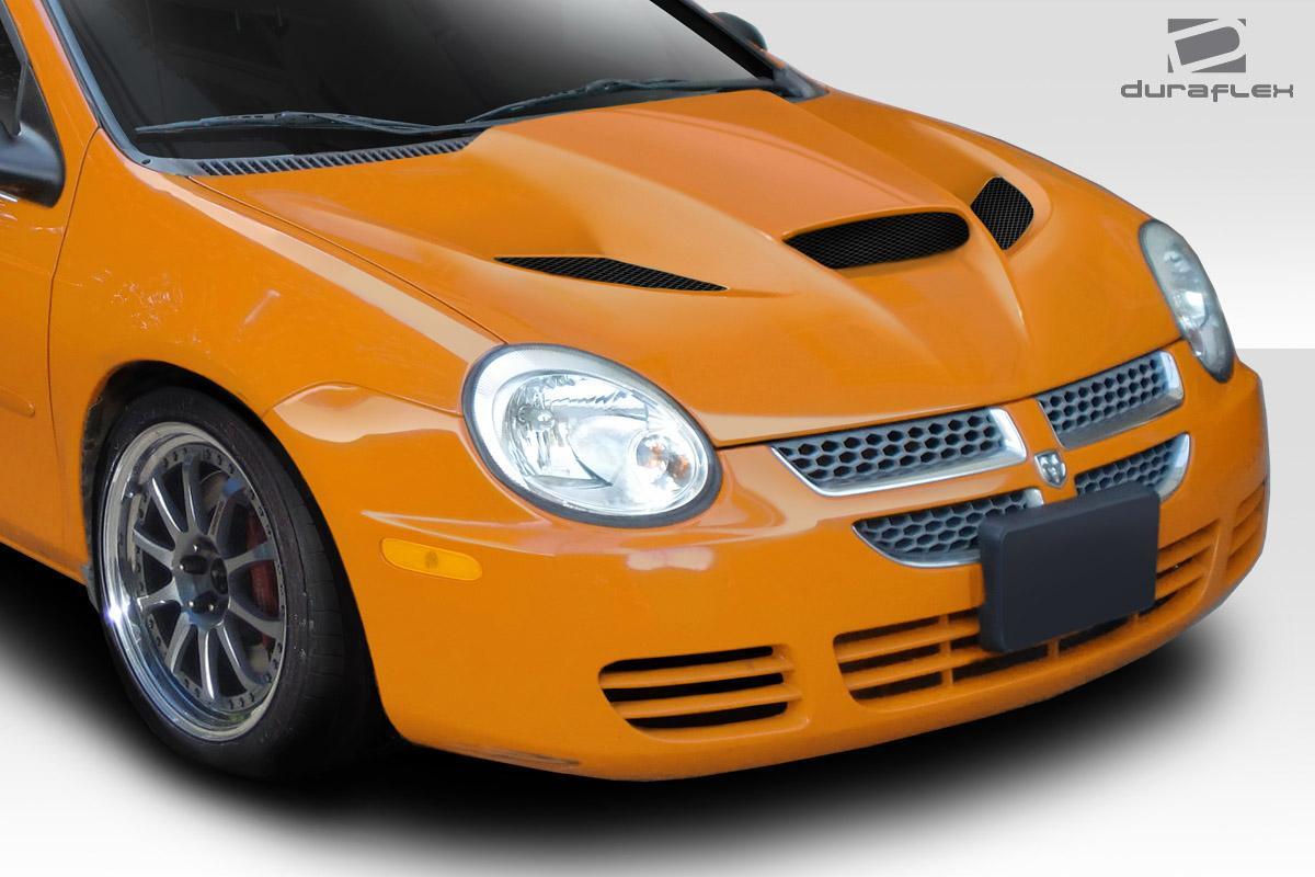 2000-2005 Dodge Neon Duraflex Hellcat Look Hood - Image 2