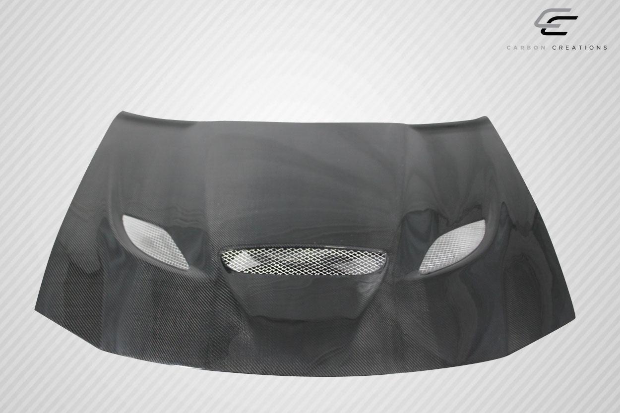 2006-2010 Dodge Charger Carbon Creations Hellcat Look Carbon Fiber Hood - Image 2