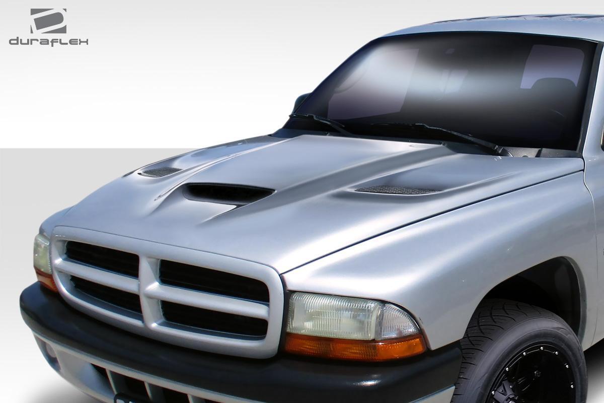 1997-2004 Dodge Dakota Duraflex Hellcat Look Hood - Image 2