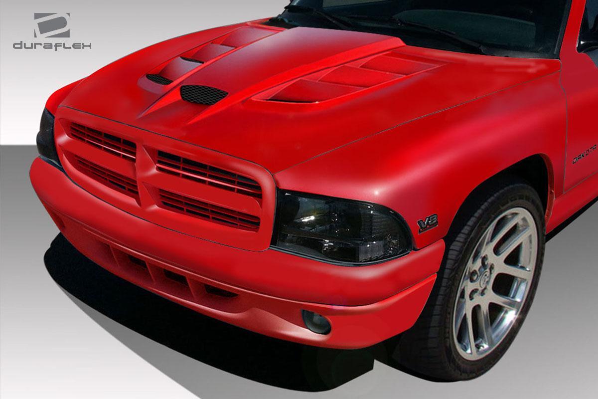 1997-2004 Dodge Dakota Duraflex Viper Look Hood - Image 2