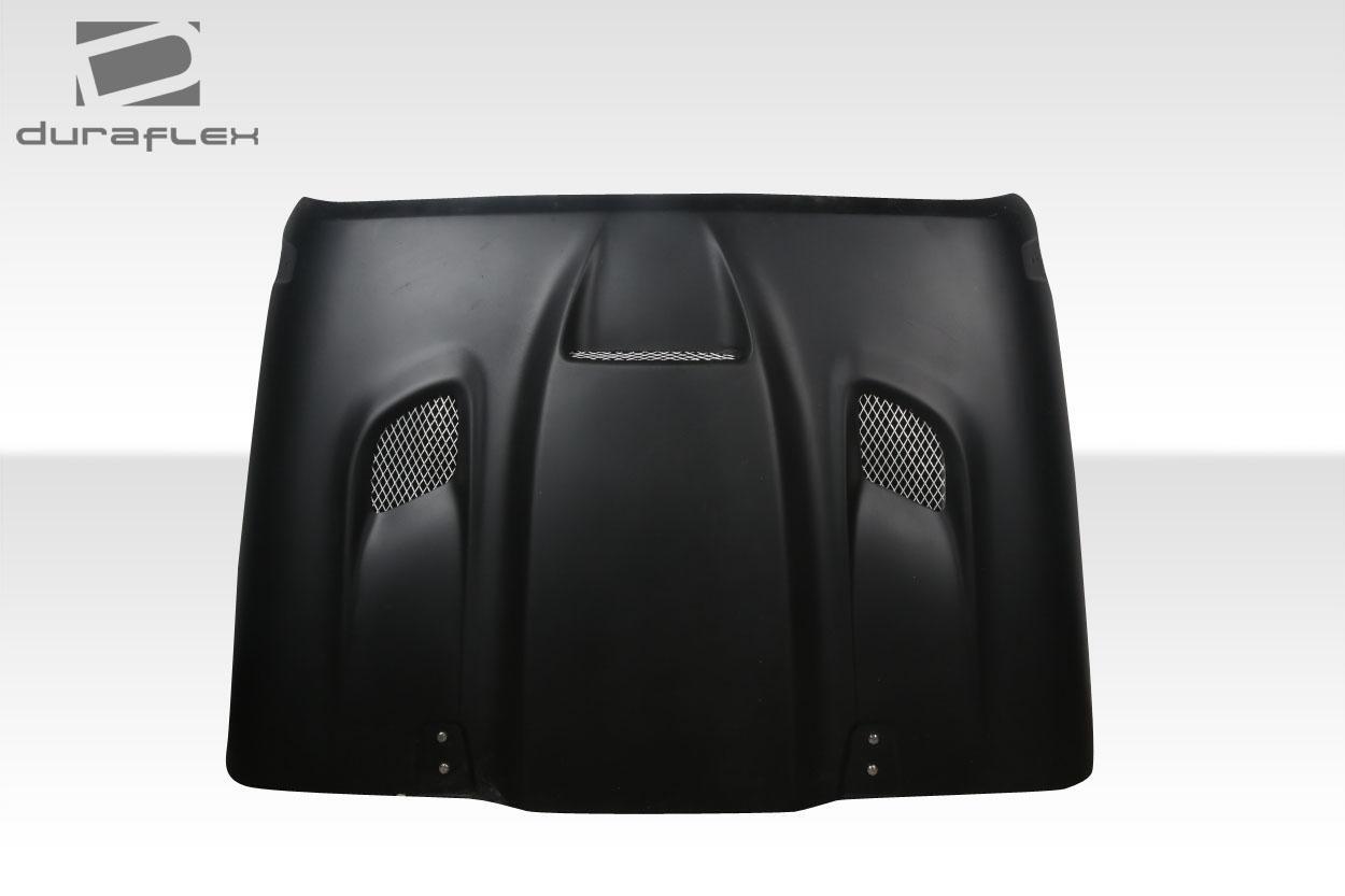 2007-2018 Jeep Wrangler Duraflex Hellcat Look Hood - Image 3