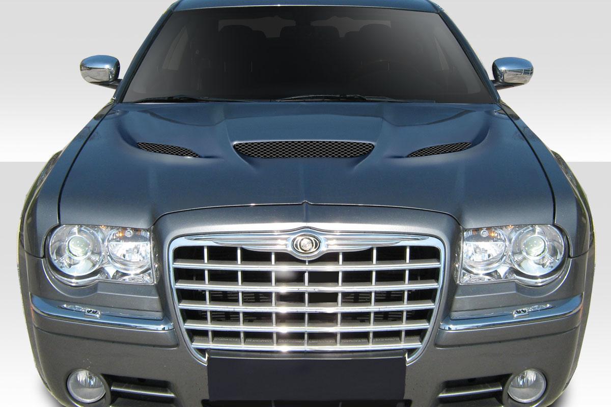 2005-2010 Chrysler 300 Duraflex Hellcat Look Hood - Image 1