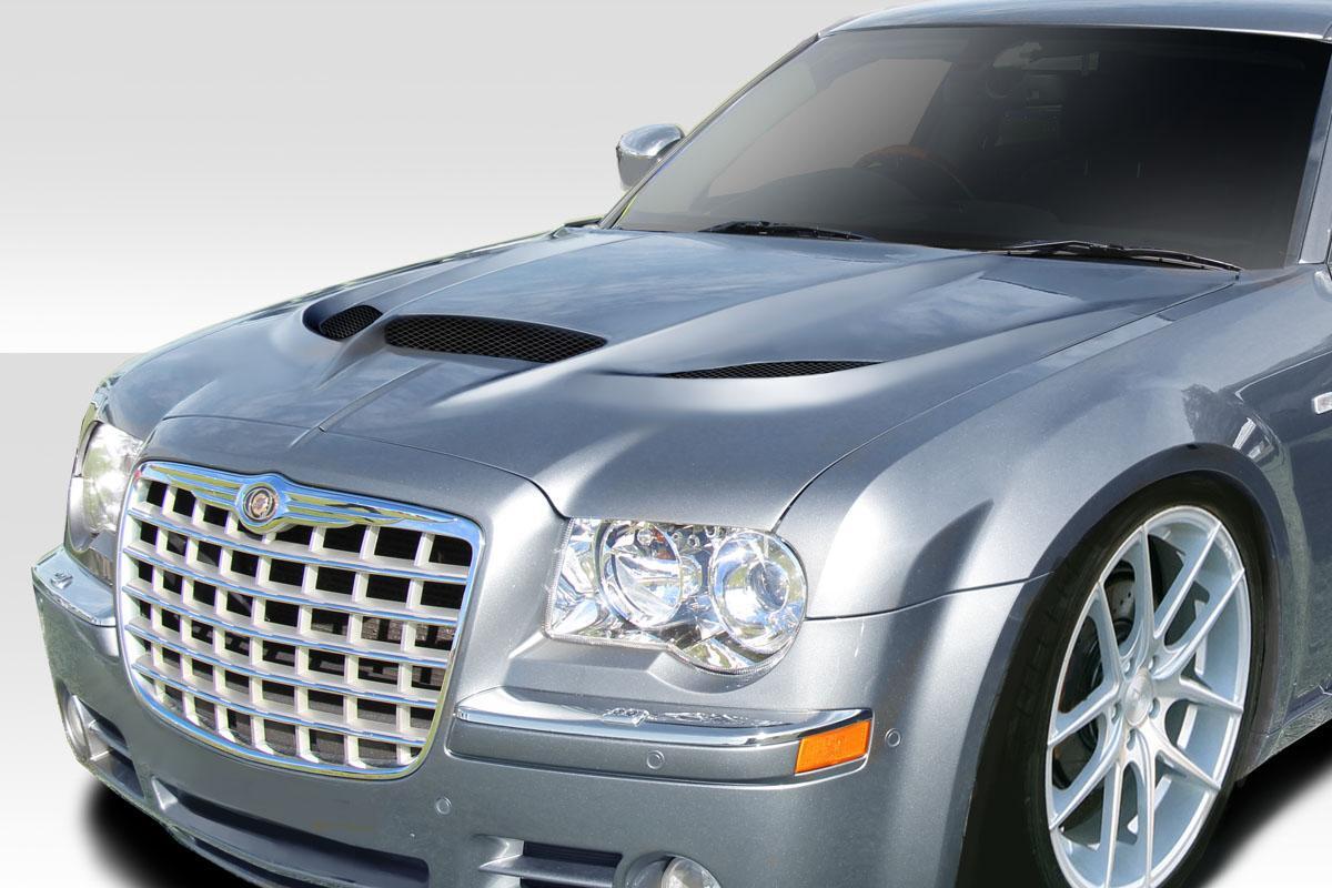 2005-2010 Chrysler 300 Duraflex Hellcat Look Hood - Image 2