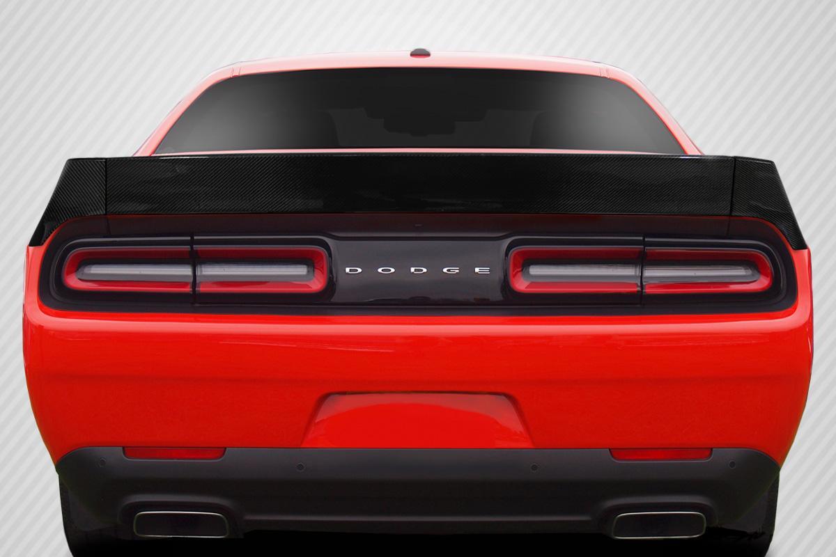 2008-2023 Dodge Challenger Carbon Creations Novara Carbon Fiber Rear Wing - Image 1