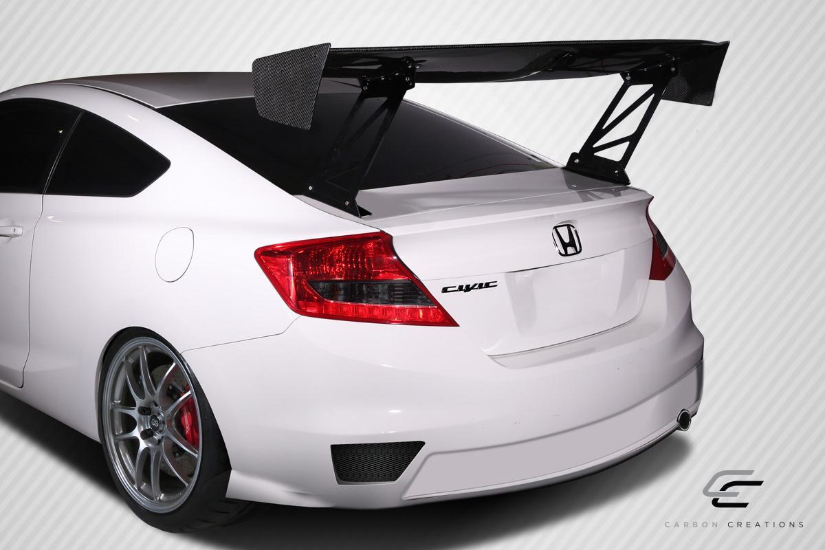 Universal 62" Carbon Creations DriTech VRX V1 Tall Wing Complete Kit - 9 Piece - Image 2