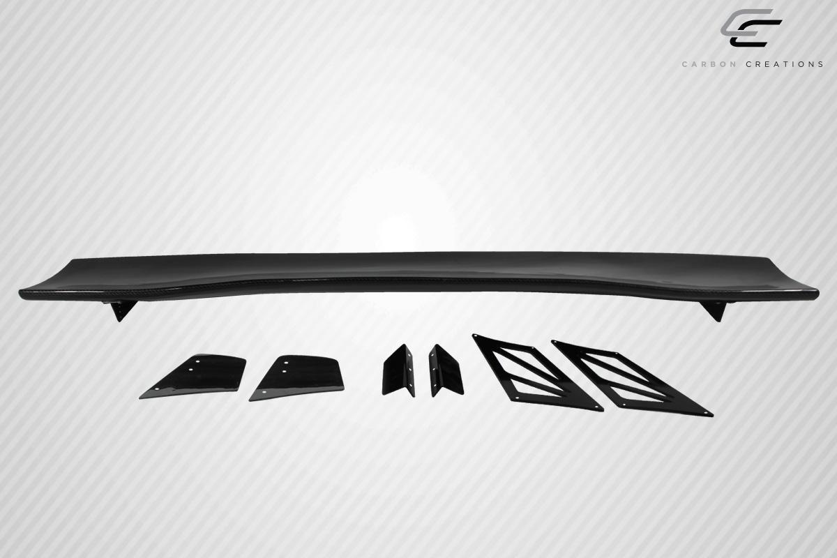 Universal 62" Carbon Creations DriTech VRX V1 Tall Wing Complete Kit - 9 Piece - Image 3