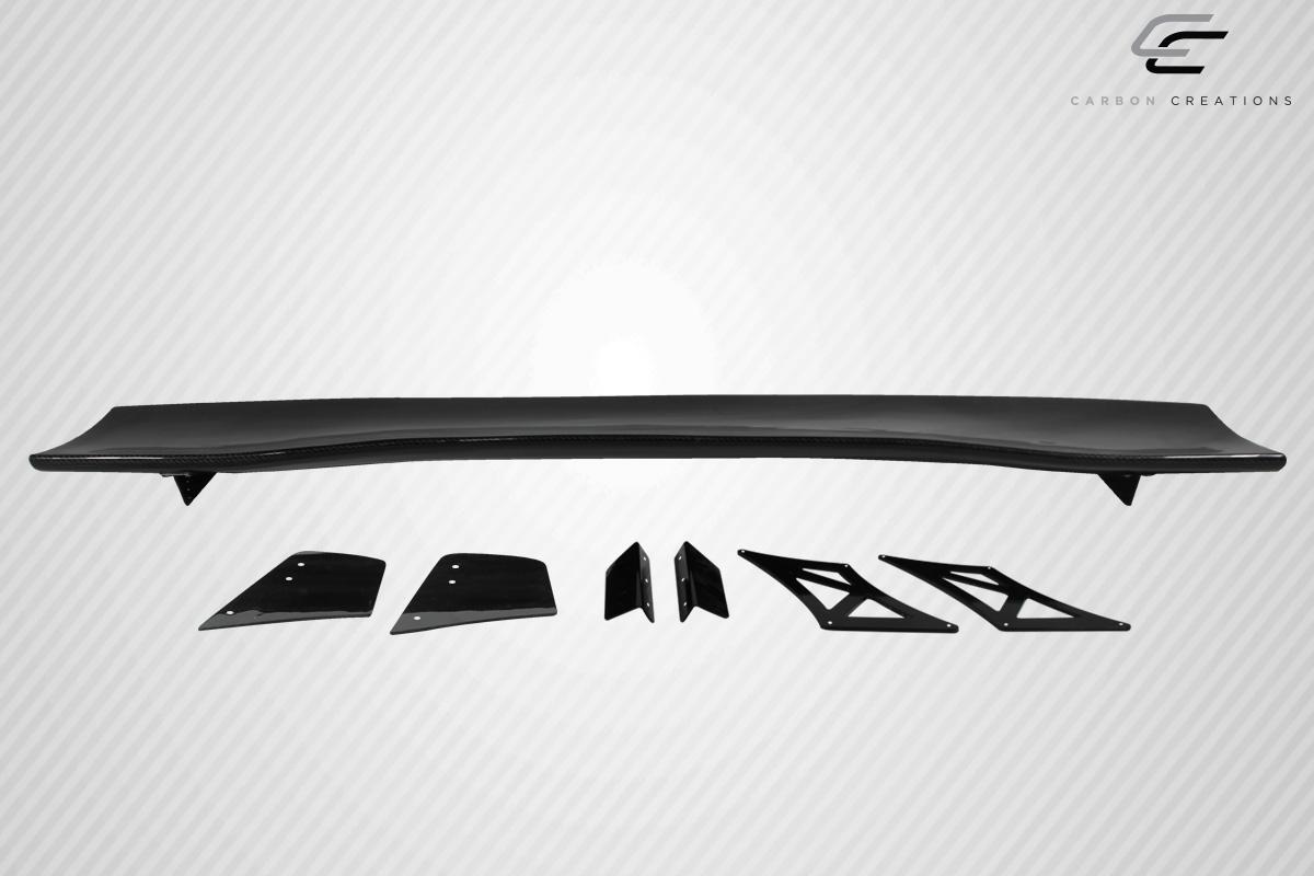 Universal 70" Carbon Creations DriTech VRX V1 Short Wing Complete Kit - 9 Piece - Image 5
