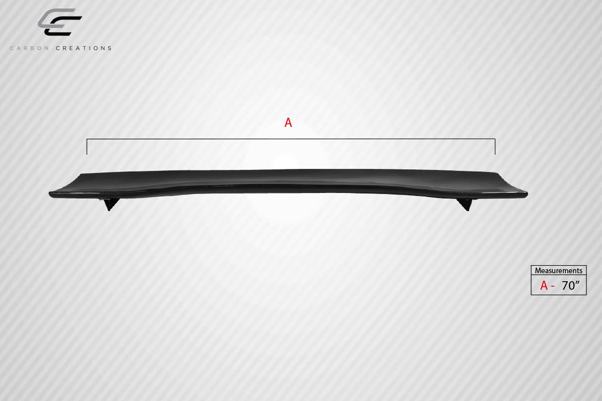Universal 70" Carbon Creations DriTech VRX V2 Tall Wing Complete Kit - 9 Piece - Image 5
