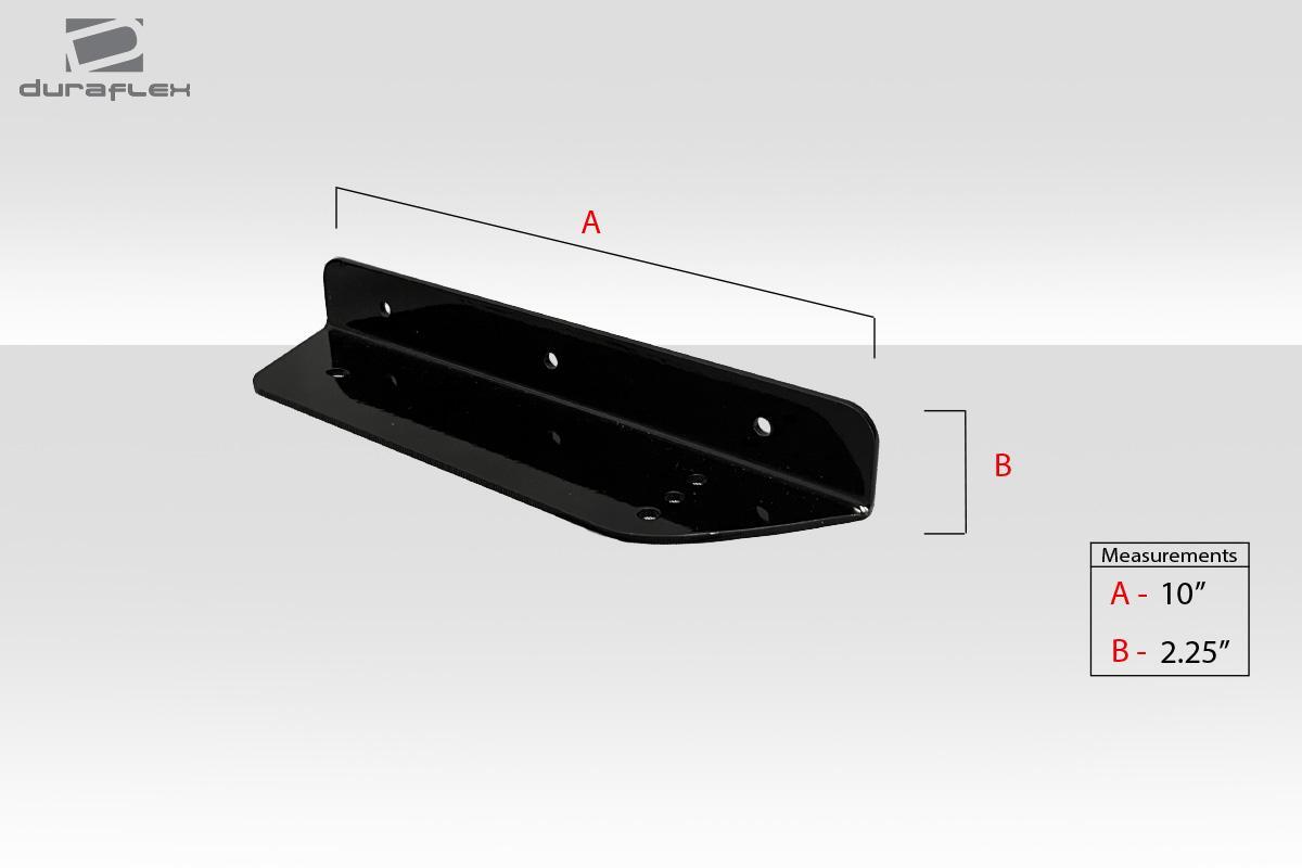 Universal 74" Duraflex VRX V1 Short Wing Complete Kit - 9 Piece - Image 7