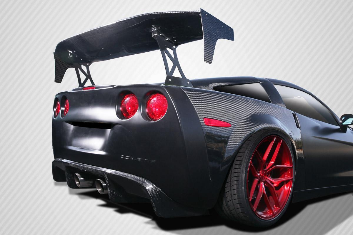 Universal 74" Carbon Creations DriTech VRX V2 Short Wing Complete Kit - 9 Piece - Image 1