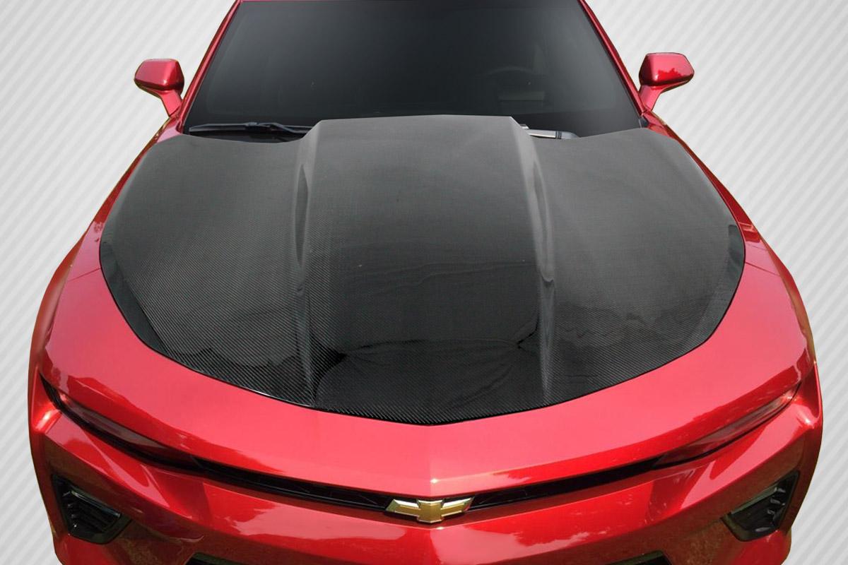 2016-2023 Chevrolet Camaro Carbon Creations Cowl Carbon Fiber Hood - Image 1