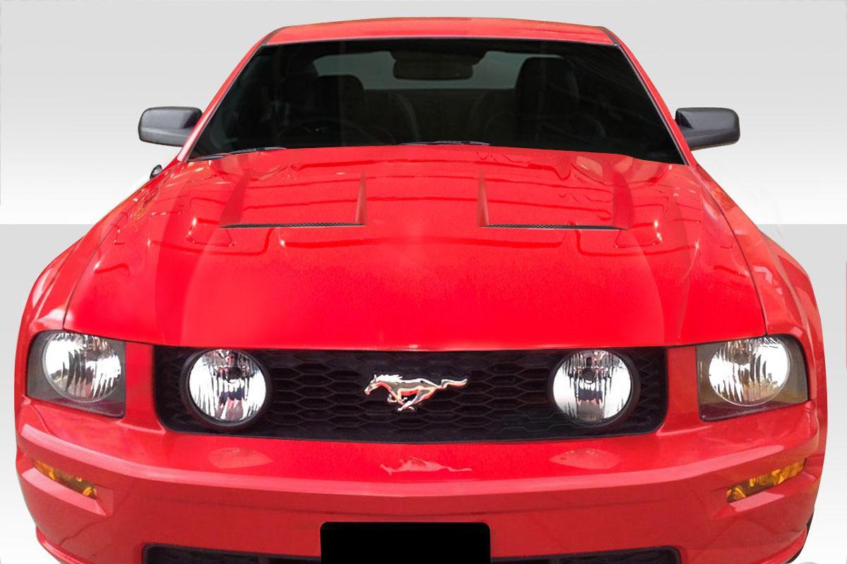 2005-2009 Ford Mustang Duraflex CVX Hood - Image 1