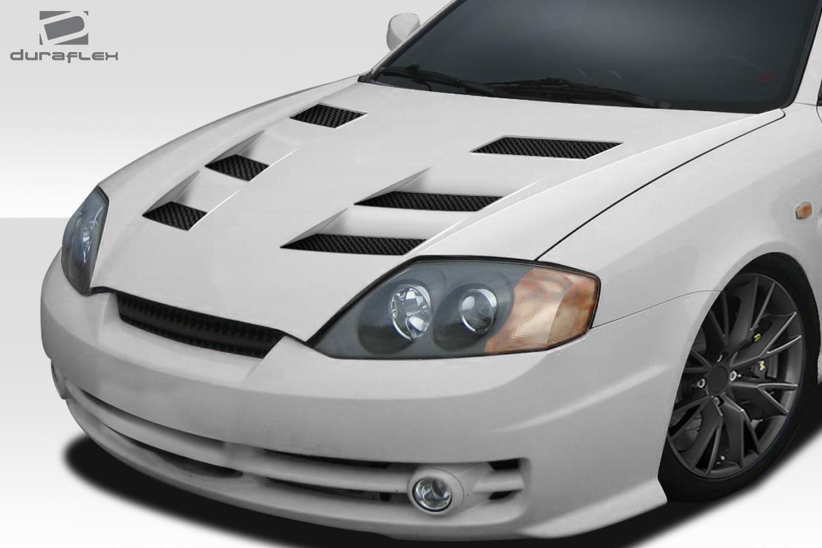 2003-2006 Hyundai Tiburon Duraflex AM-S Hood - Image 2