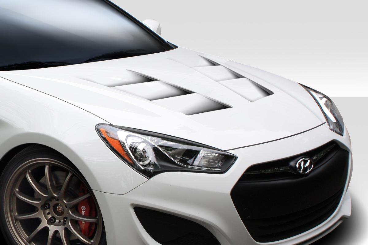 2013-2016 Hyundai Genesis Duraflex TS-1 Hood - Image 2