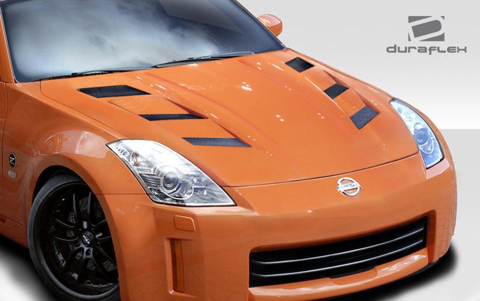 2007-2008 Nissan 350Z Duraflex AM-S Hood - Image 2