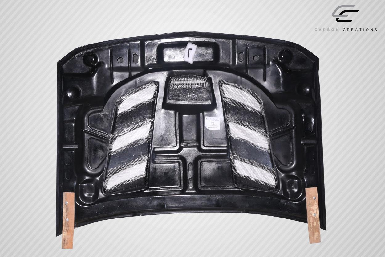 2007-2013 Chevrolet Silverado Carbon Creations Viper Look Carbon Fiber Hood - Image 2