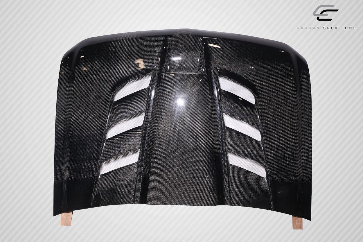 2007-2013 Chevrolet Silverado Carbon Creations Viper Look Carbon Fiber Hood - Image 3