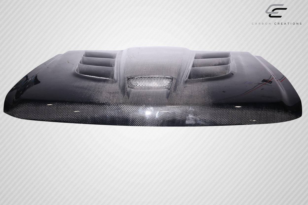 2007-2013 Chevrolet Silverado Carbon Creations Viper Look Carbon Fiber Hood - Image 4