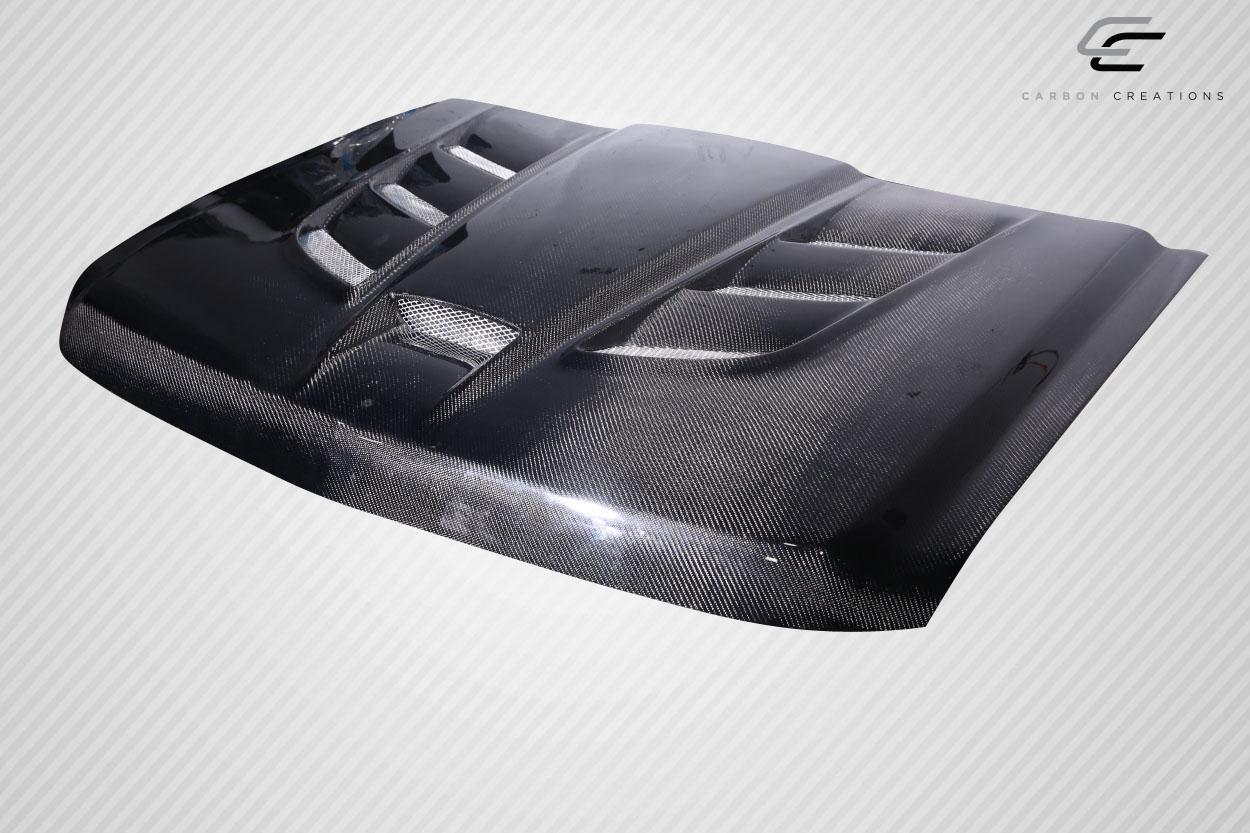 2007-2013 Chevrolet Silverado Carbon Creations Viper Look Carbon Fiber Hood - Image 5