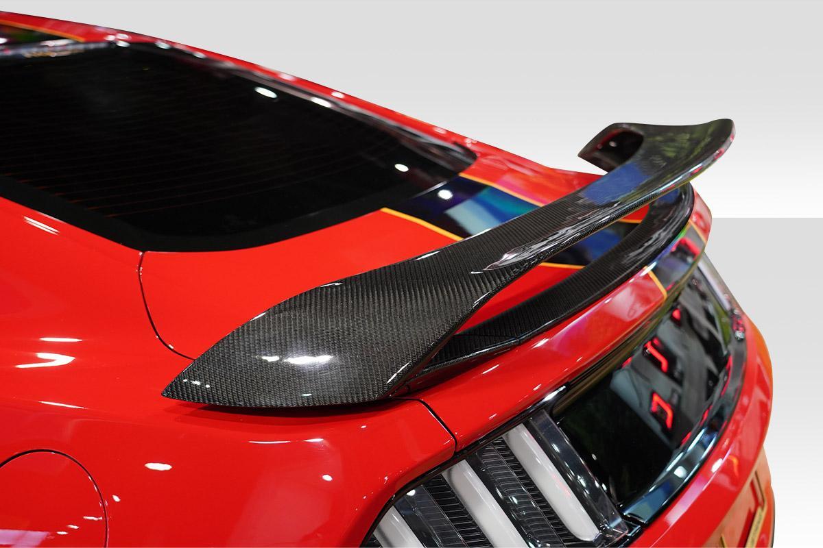 2015-2023 Ford Mustang Carbon Creations GT350 Look Carbon Fiber Rear Wing - Image 2