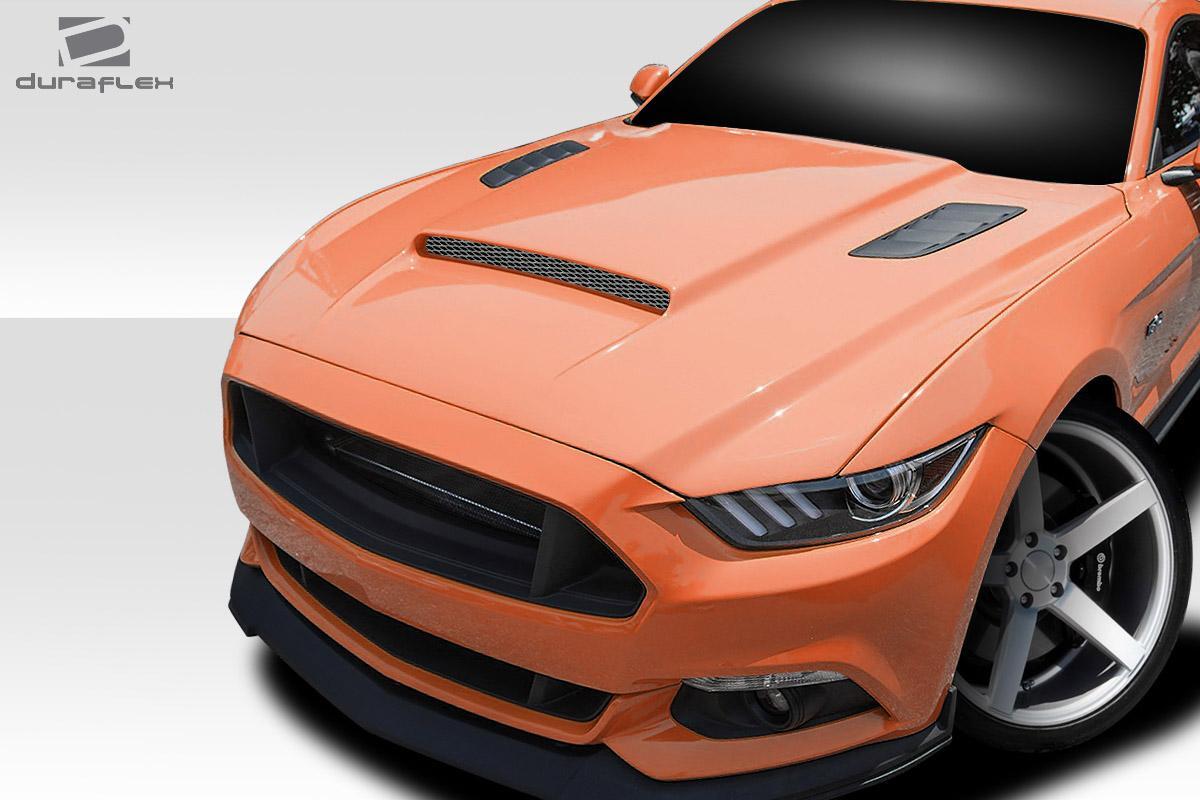 2015-2017 Ford Mustang Duraflex CVX V2 Hood - Image 2