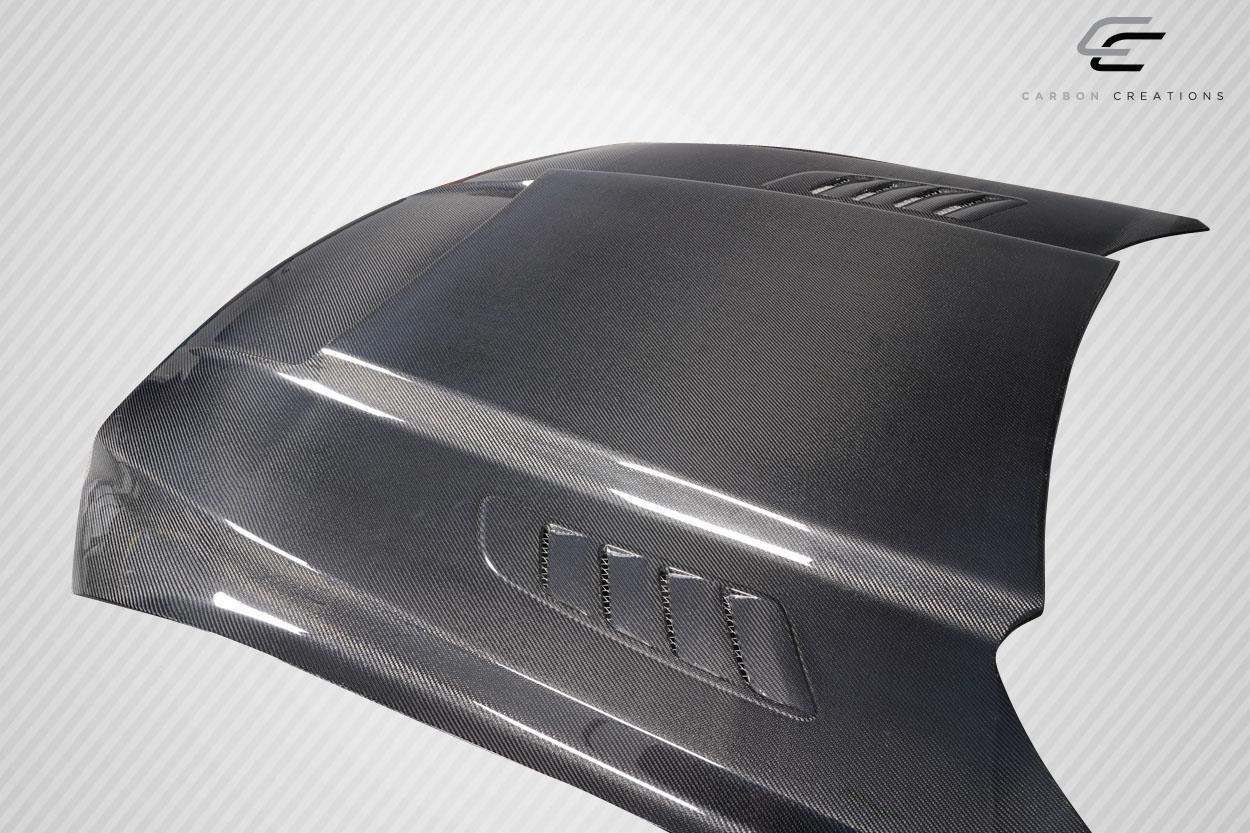 2015-2017 Ford Mustang Carbon Creations CVX V2 Carbon Fiber Hood - Image 13