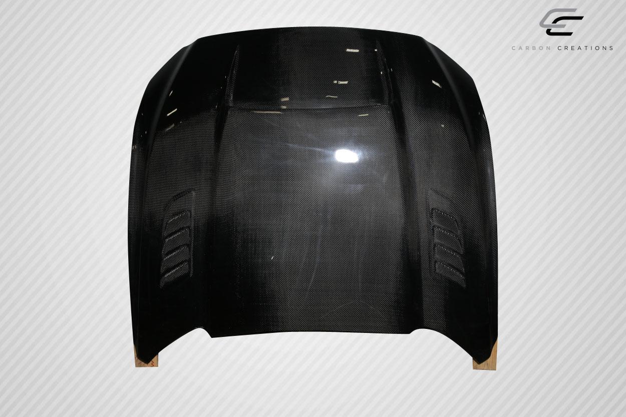 2015-2017 Ford Mustang Carbon Creations CVX V2 Carbon Fiber Hood - Image 2