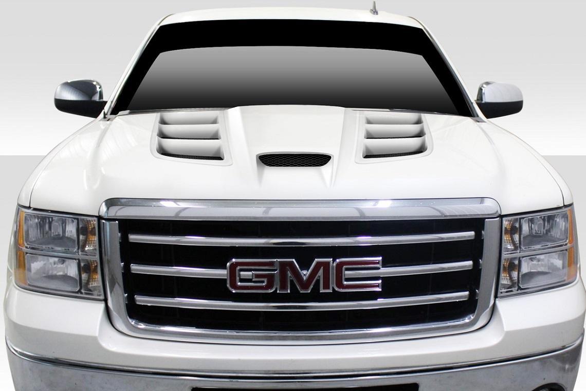 2007-2013 GMC Sierra Duraflex Viper Look Hood - Image 1