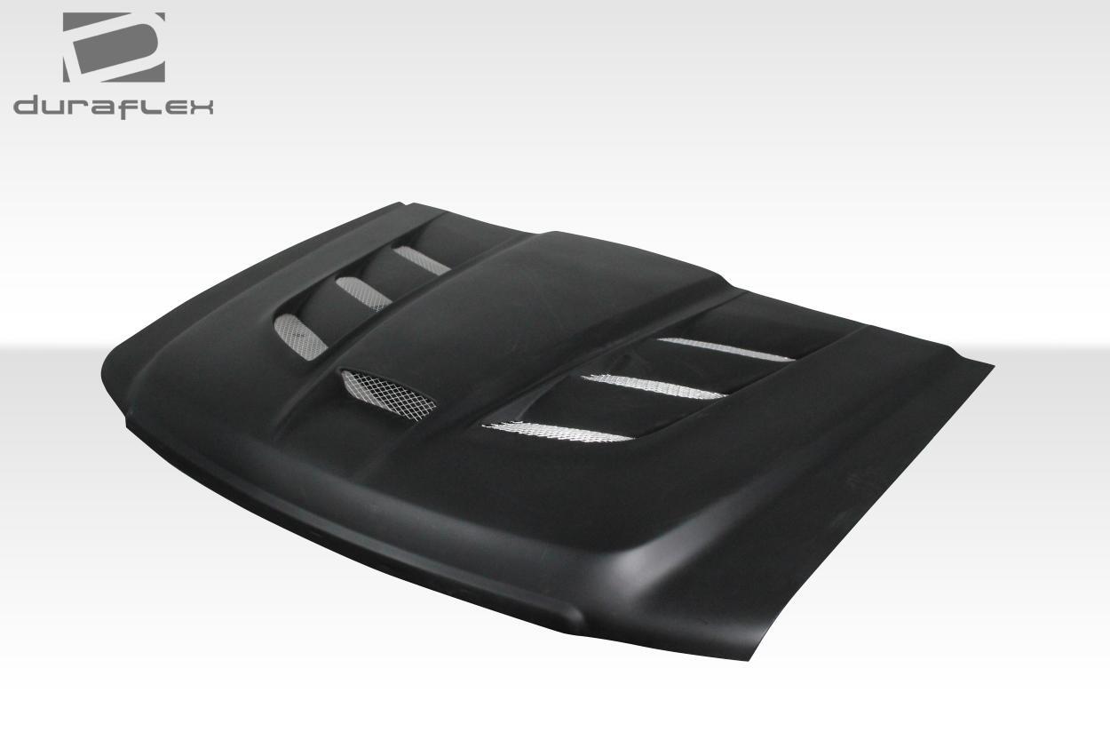 2007-2013 GMC Sierra Duraflex Viper Look Hood - Image 4