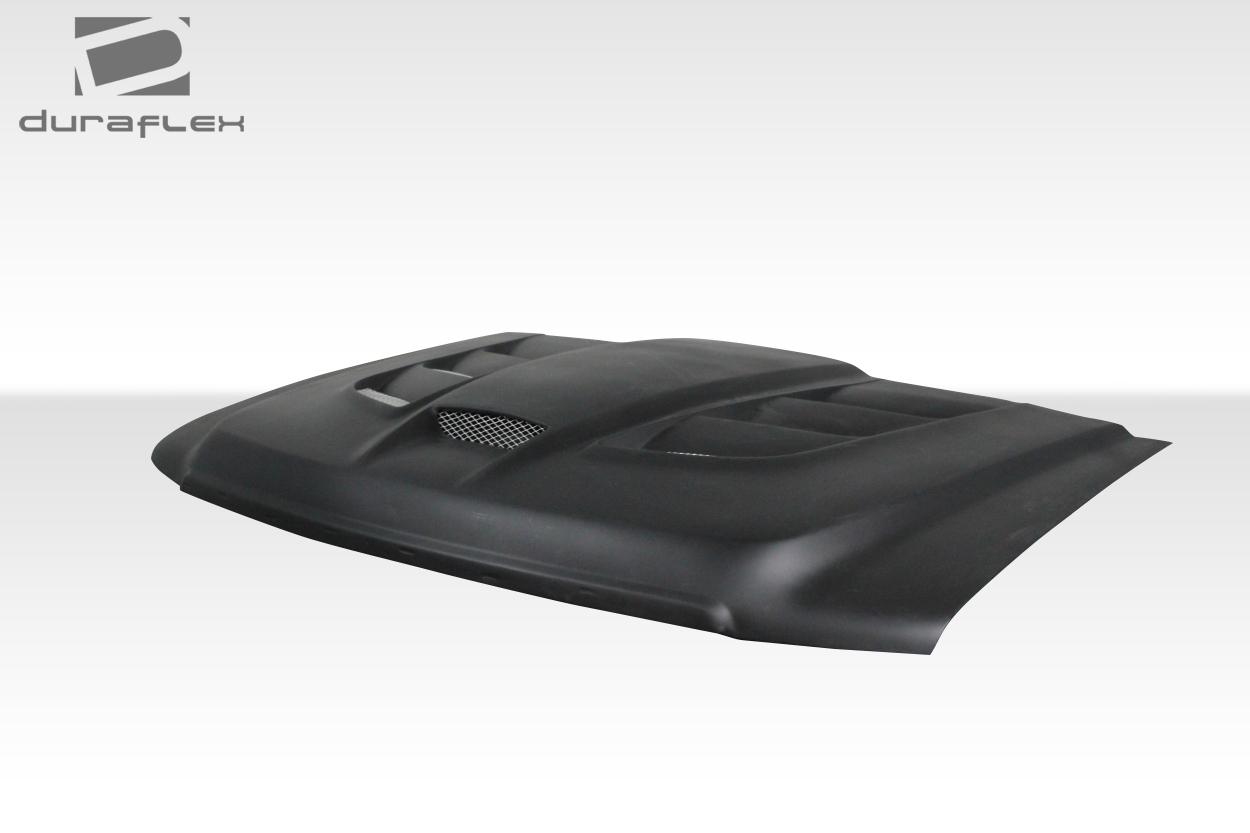 2007-2013 GMC Sierra Duraflex Viper Look Hood - Image 5