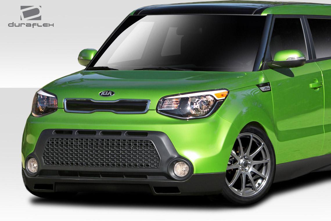 2015-2016 Kia Soul Duraflex Racer Front Lip - Image 2