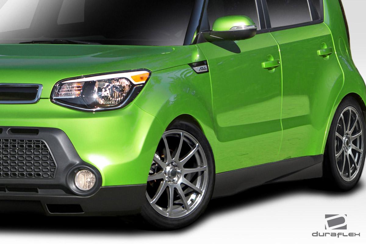 2015-2016 Kia Soul Duraflex Racer Side Skirts - Image 2