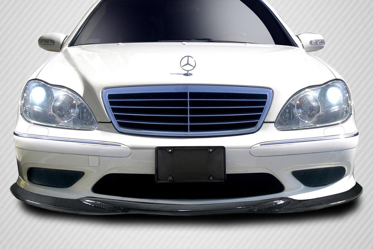 2003-2006 Mercedes S Class Carbon Creations Sport Carbon Fiber Front Lip - Image 1