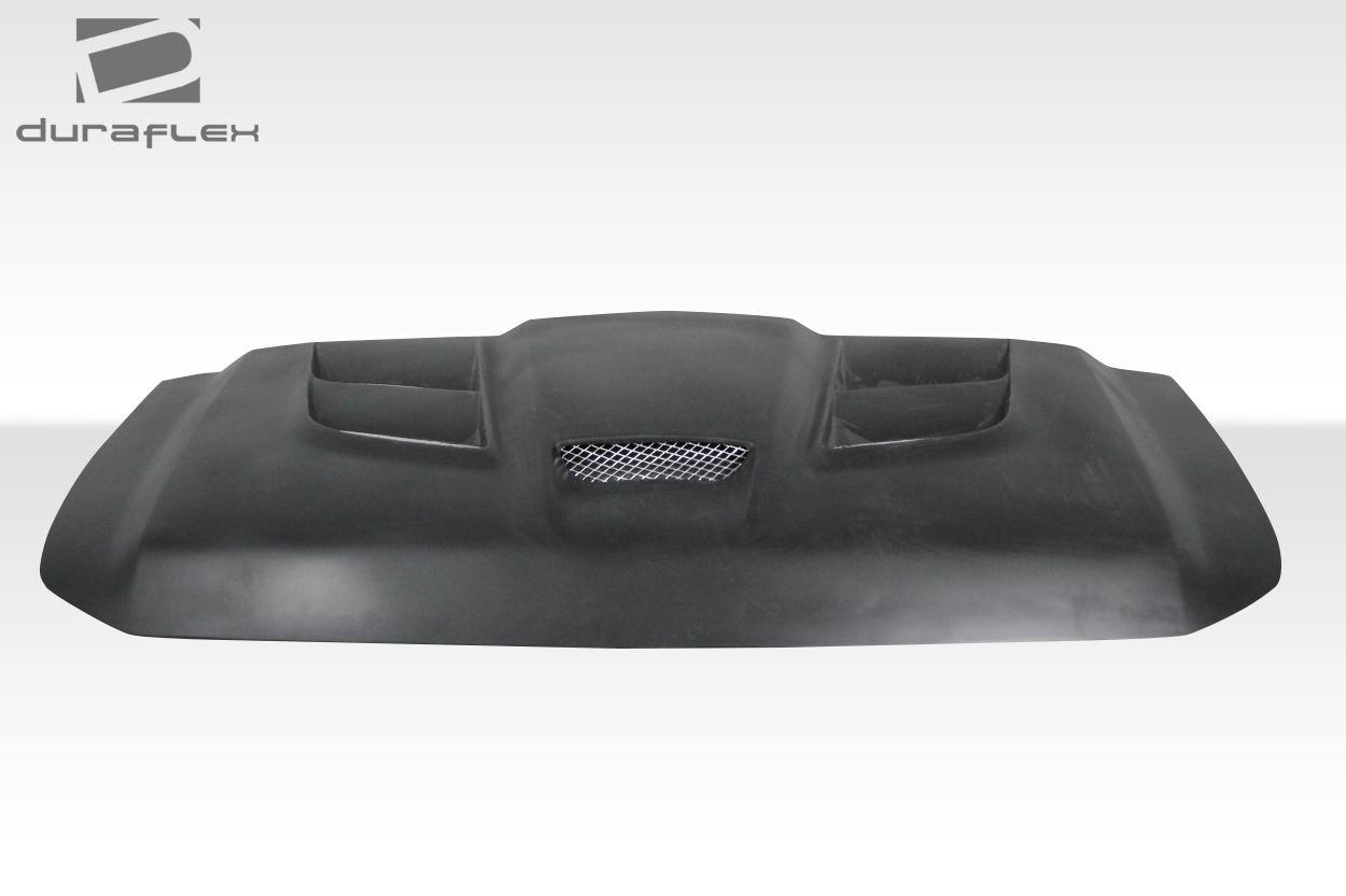 2004-2015 Nissan Titan Duraflex Viper Look Hood - Image 3